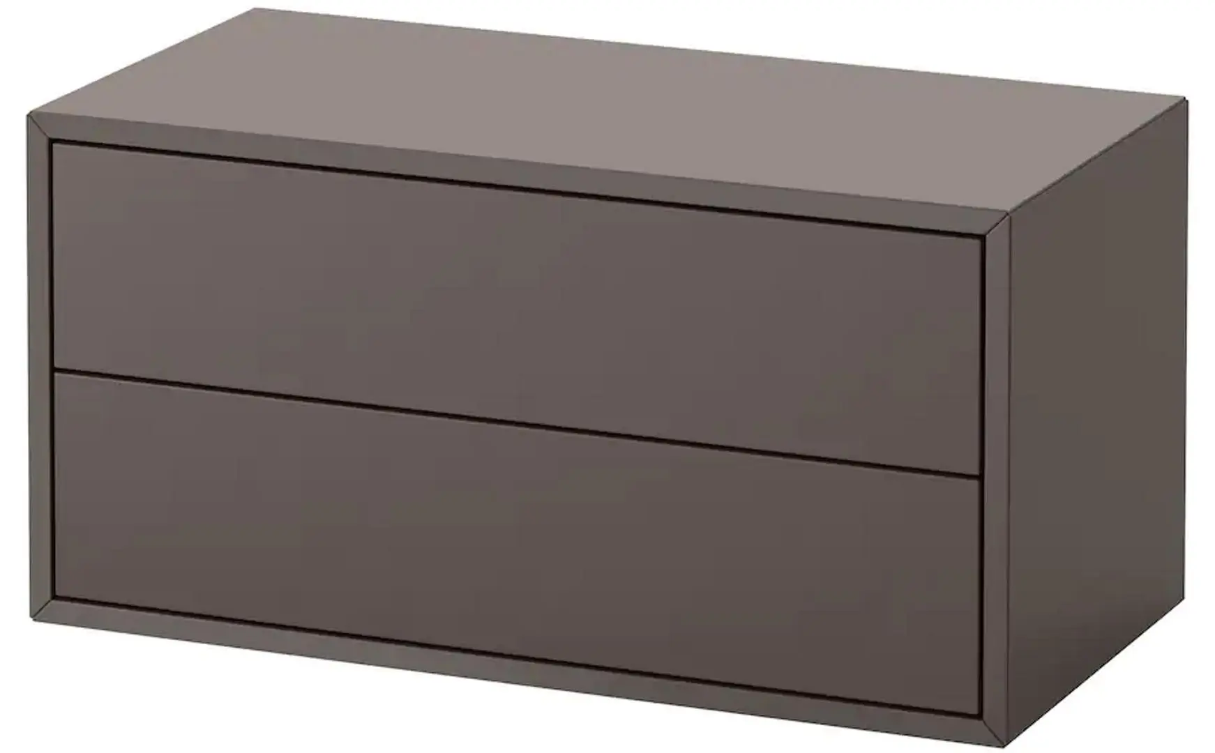 Dulap suspendat Ikea Eket cu 2 sertare 70x35x35 (Gri Inchis)