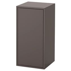 Шкафчик навесной Ikea Eket с дверцей/1 полкой 35x35x70 (Темно-серый)