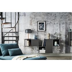 Dulap suspendat Ikea Eket cu usa/1 polita 35x35x70 (Gri Inchis) Thumb