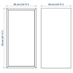 Dulap suspendat Ikea Eket cu usa/1 polita 35x35x70 (Gri Inchis) Thumb