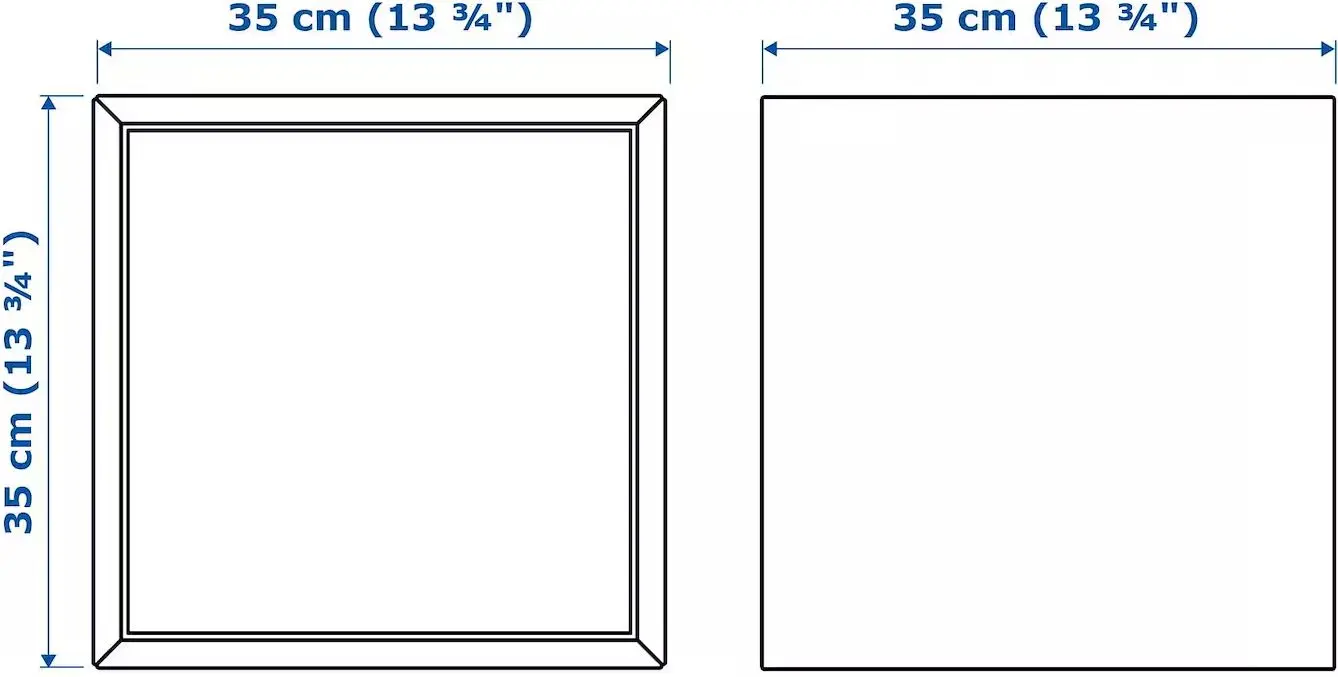 Шкафчик навесной Ikea Eket с дверцей 35x35x35 (Имитация Ореха) - 4