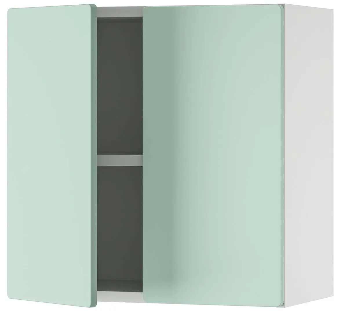 Dulap suspendat Ikea Smastad 1 raft 60x32x60 (Alb/Verde Deschis)