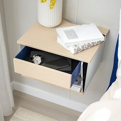 Dulap suspendat Ikea Stomso 36x29x20 (Aspect mesteacan alb/Albastru) Thumb