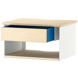 Dulap suspendat Ikea Stomso 36x29x20 (Aspect mesteacan alb/Albastru) Thumb