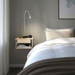 Dulap suspendat Ikea Stomso 36x29x20 (Aspect mesteacan alb/Albastru) Thumb