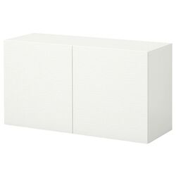 Шкафчик навесной Ikea Besta 120x42x64 (Белый/Лаксвикен)
