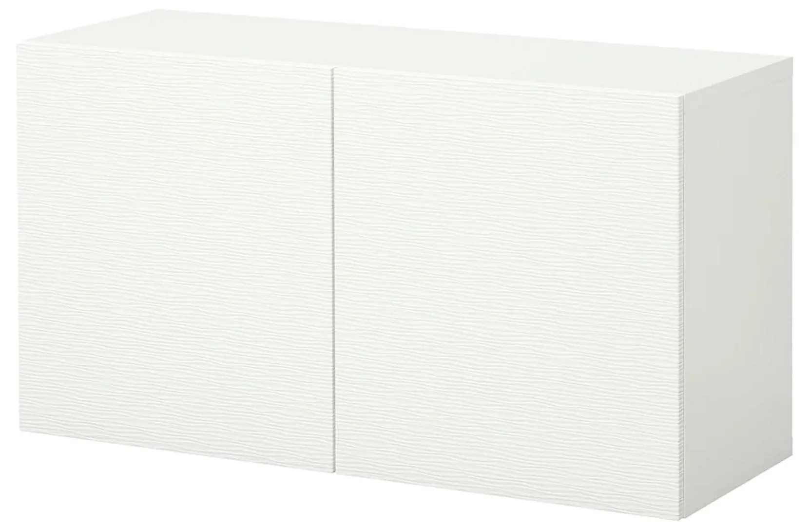 Шкафчик навесной Ikea Besta 120x42x64 (Белый/Лаксвикен)