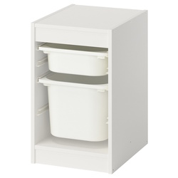 Стеллаж Ikea Trofast 2 контейнера 34x44x56 (Белый) Thumb