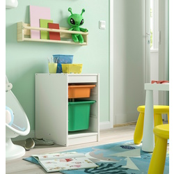 Стеллаж Ikea Trofast 2 контейнера 34x44x56 (Белый/Оранжевый/Зеленый)