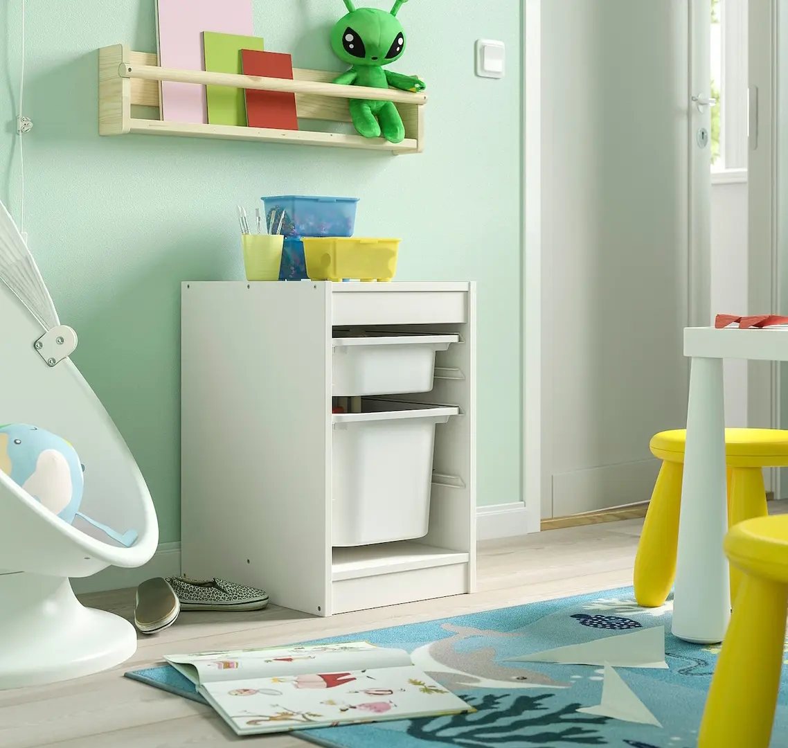 Стеллаж Ikea Trofast 2 контейнера 34x44x56 (Белый)