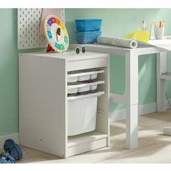 Стеллаж Ikea Trofast 2 органайзера/1 контейнер 34x44x56 (Белый)