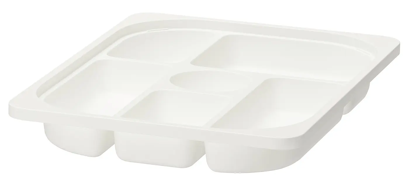 Etajera Ikea Trofast 2 organizatoare/2 cutii 32х44х52 (Pin/Alb)