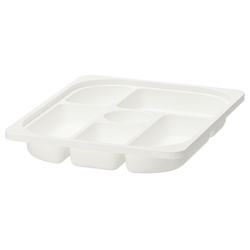 Etajera Ikea Trofast 2 organizatoare/cutie 32x44x52 (Pin/Alb) Thumb