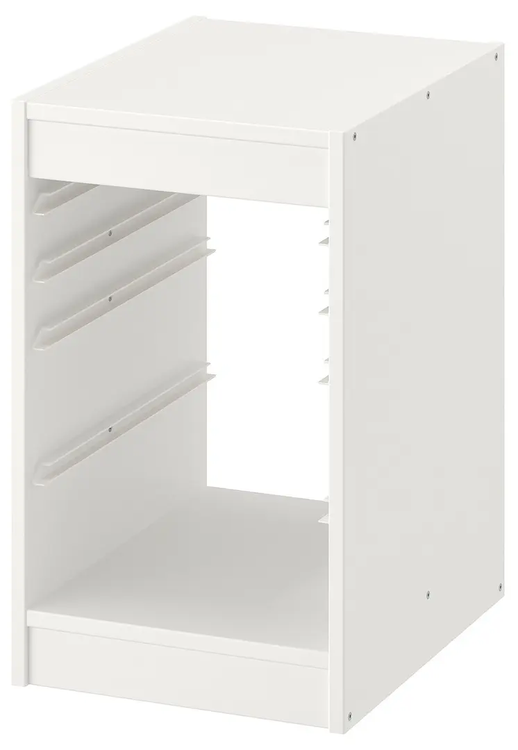 Etajera Ikea Trofast 2 organizatoare/cutie 34x44x56 (Alb/Rosu/Gri)