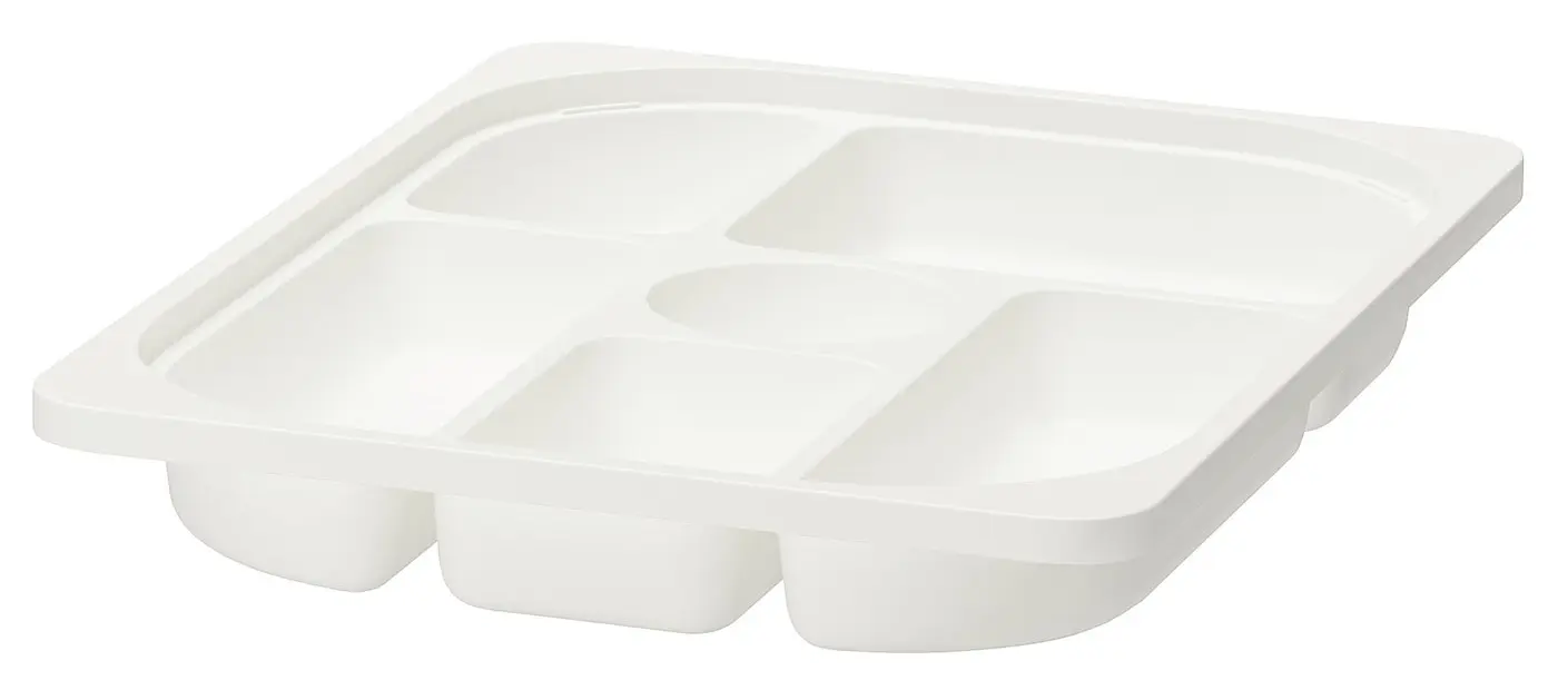 Etajera Ikea Trofast 2 organizatoare/cutie 34x44x56 (Alb/Gri)