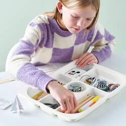 Etajera Ikea Trofast 2 organizatoare/cutie 34x44x56 (Alb/Gri) Thumb