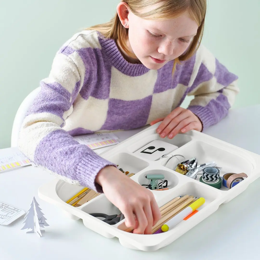 Etajera Ikea Trofast 2 organizatoare/cutie 34x44x56 (Alb/Gri)