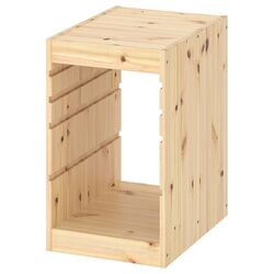 Etajera Ikea Trofast 3 containere 32x44x52 (Natural/ Verde-deschis) Thumb