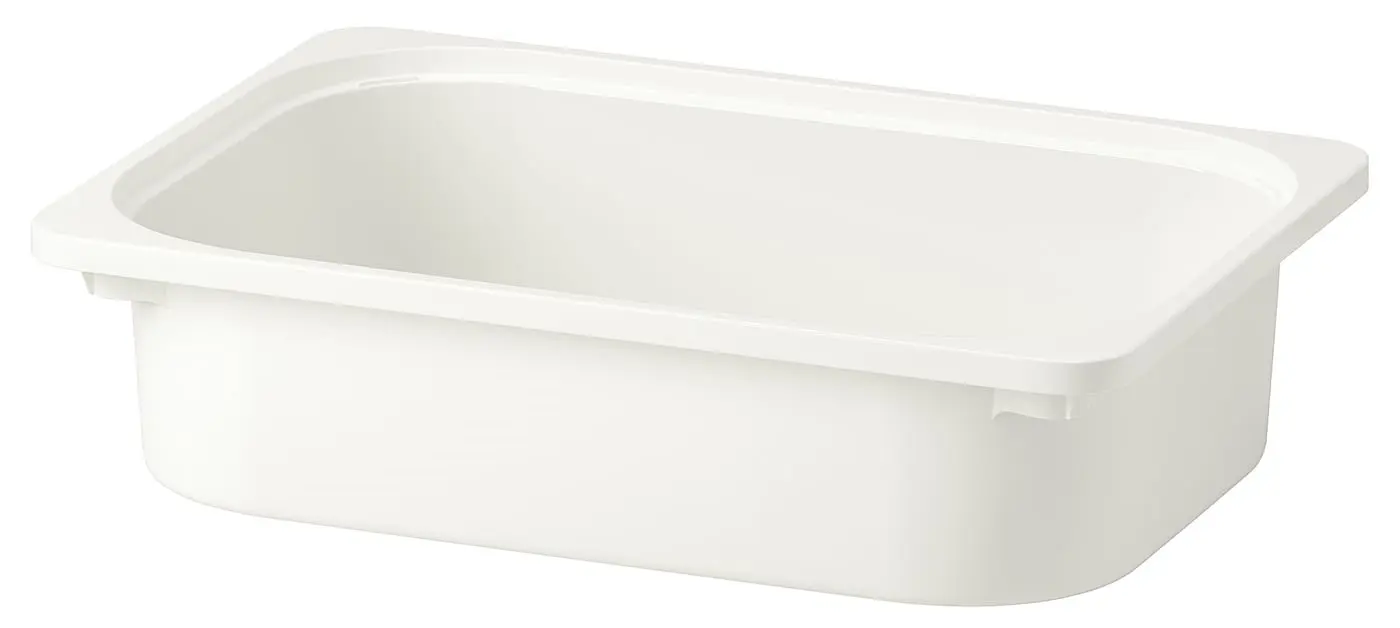 Стеллаж Ikea Trofast 3 контейнера 32x44x52 (Сосна/Белый)