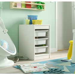 Стеллаж Ikea Trofast 3 контейнера 34x44x56 (Белый)