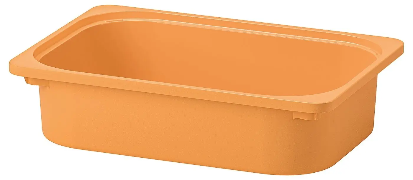 Etajera Ikea Trofast 3 containere 34x44x56 (Alb/Portocaliu-deschis)