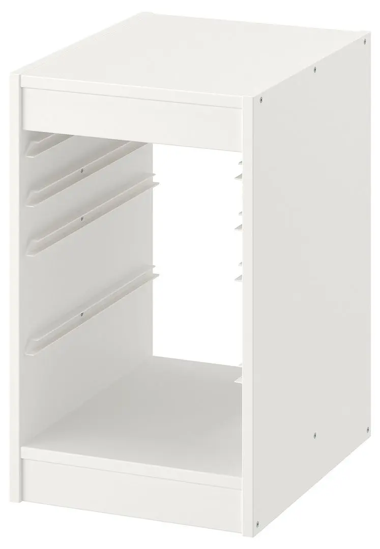 Etajera Ikea Trofast 3 containere 34x44x56 (Alb/Verde-deschis)