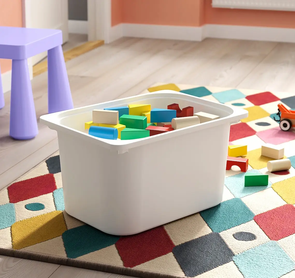 Etajera Ikea Trofast 3 cutii 44x30x91 (Pin/Alb)