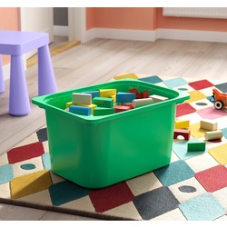 Etajera Ikea Trofast 3 cutii 44x30x91 (Pin/Verde) Thumb