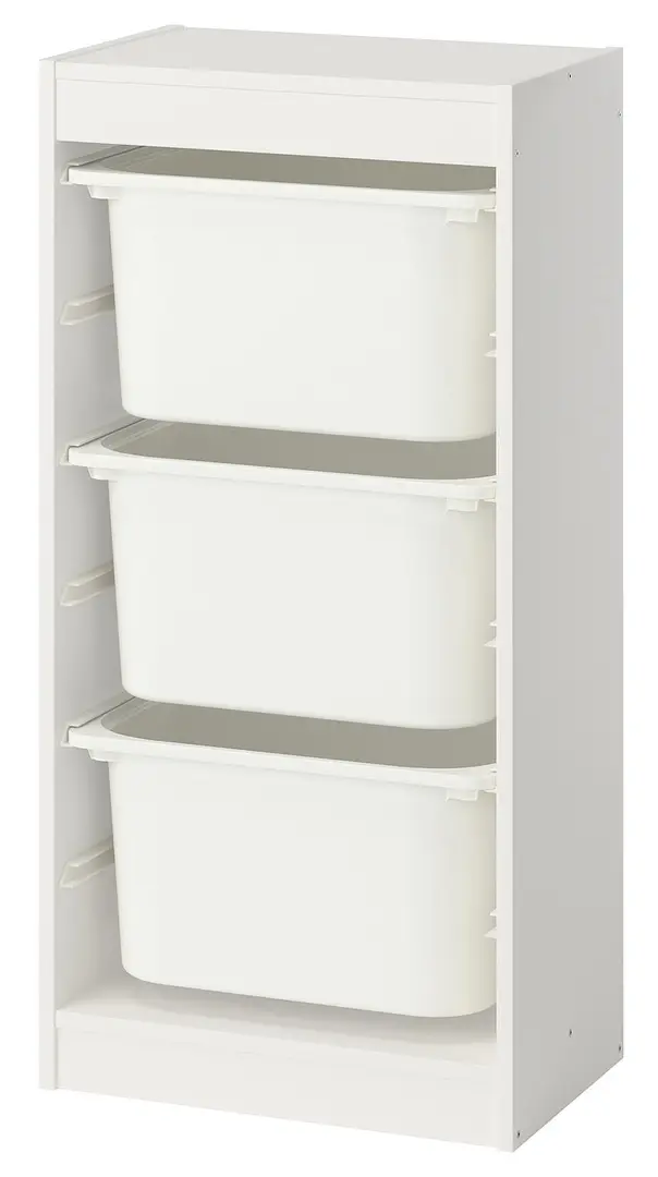 Etajera Ikea Trofast 3 cutii 46x30x94 (Alb)