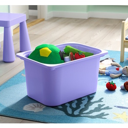 Etajera Ikea Trofast 3 cutii 46x30x94 (Alb/Lila) Thumb