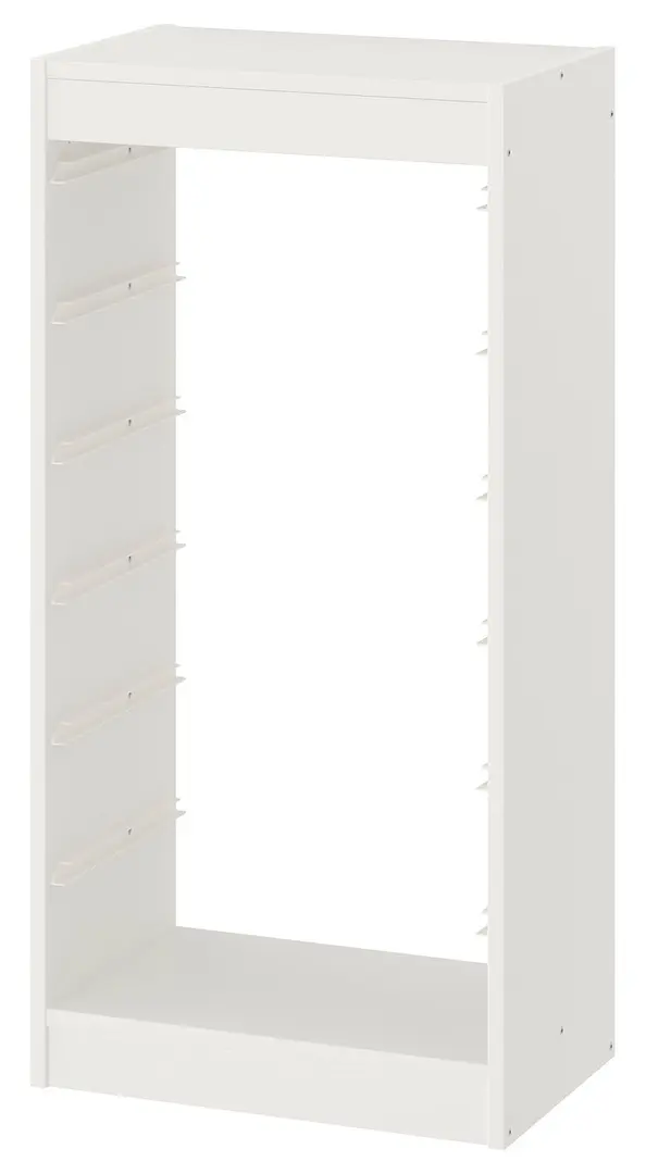 Стеллаж Ikea Trofast 3 контейнера 46x30x94 (Белый/Зеленый)