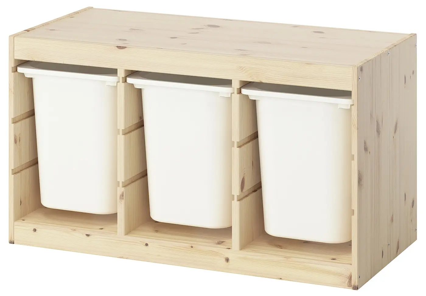 Etajera Ikea Trofast 3 cutii 93x44x52 (Pin/Alb)