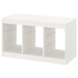 Etajera Ikea Trofast 3 cutii 99x44x56 (Alb) Thumb