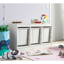 Стеллаж Ikea Trofast 3 контейнера 99x44x56 (Белый)