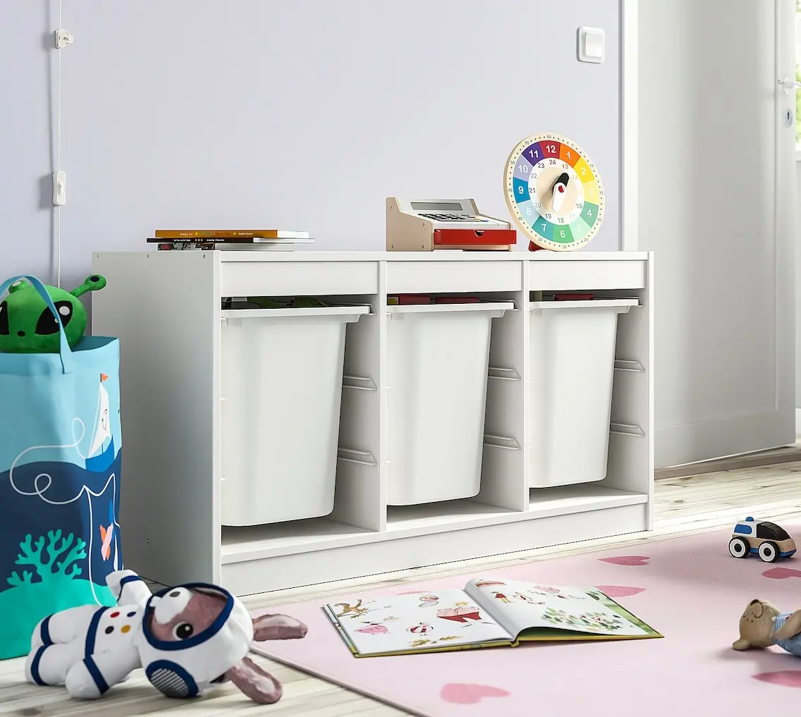 Etajera Ikea Trofast 3 cutii 99x44x56 (Alb)