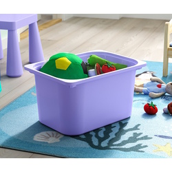 Etajera Ikea Trofast 4 cutii 46x30x94 (Alb/Lila) Thumb