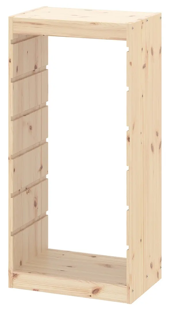 Etajera Ikea Trofast 4 cutii 44x30x91 (Pin/Verde/Alb)