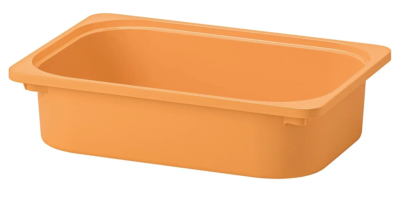 Etajera Ikea Trofast 4 cutii 44x30x91 (Pin/Verde/Portocaliu)