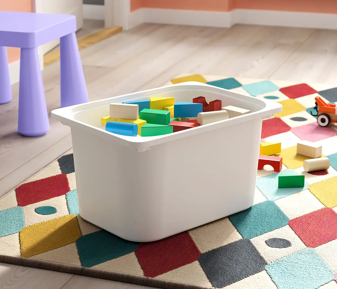 Стеллаж Ikea Trofast 4 контейнера 46x30x94 (Белый)