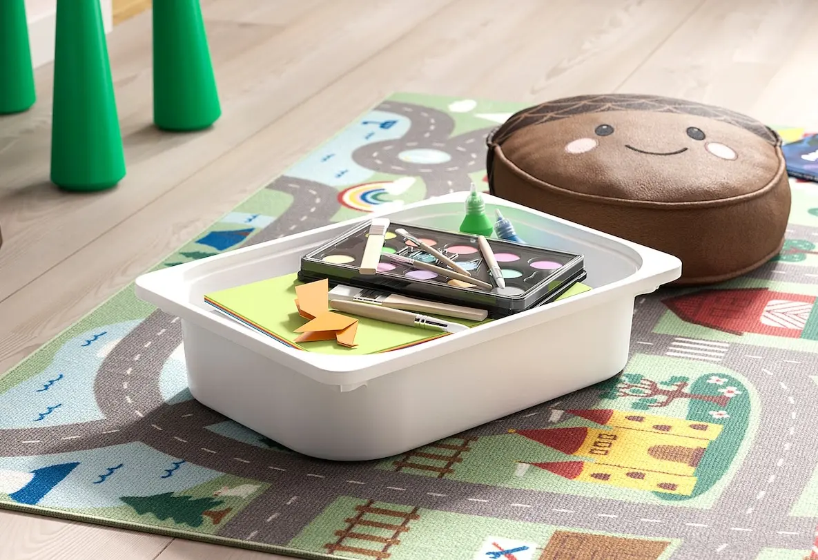 Стеллаж Ikea Trofast 4 контейнера 46x30x94 (Белый)