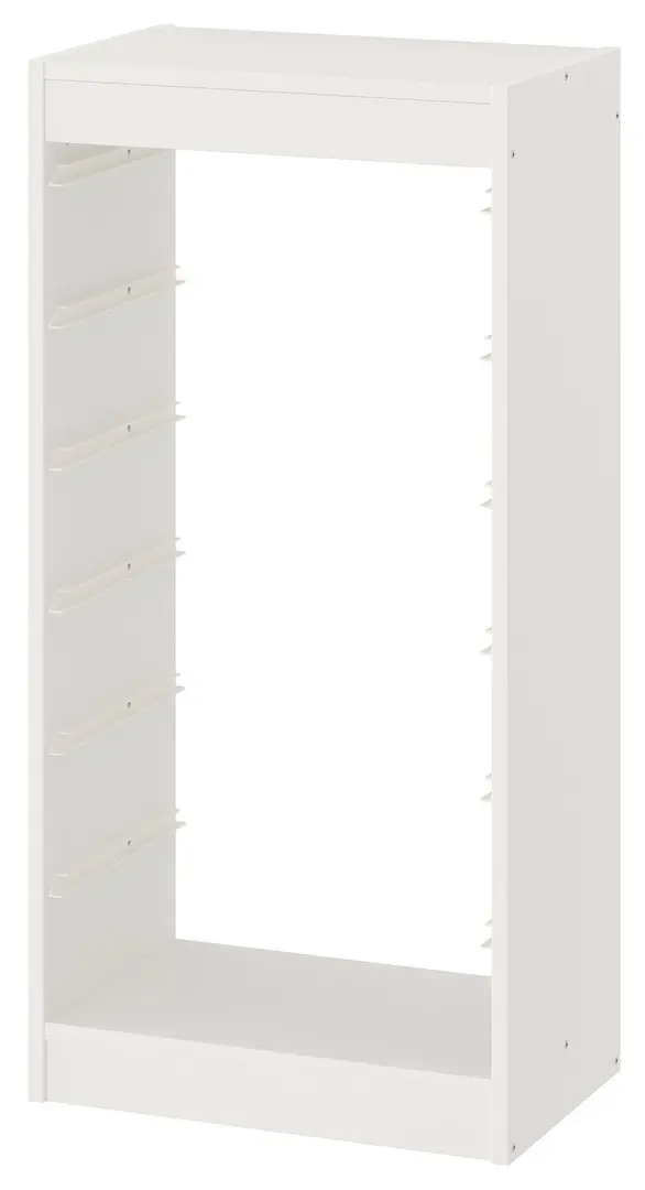 Стеллаж Ikea Trofast 4 контейнера 46x30x94 (Белый/Голубой) - 3