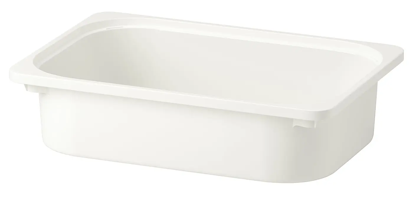 Стеллаж Ikea Trofast 4 контейнера 46x30x94 (Белый/Голубой) - 5