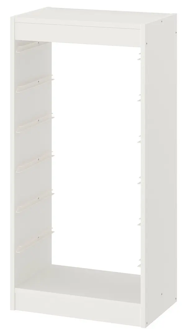 Etajera Ikea Trofast 4 cutii 46x30x94 (Alb/Rosu)