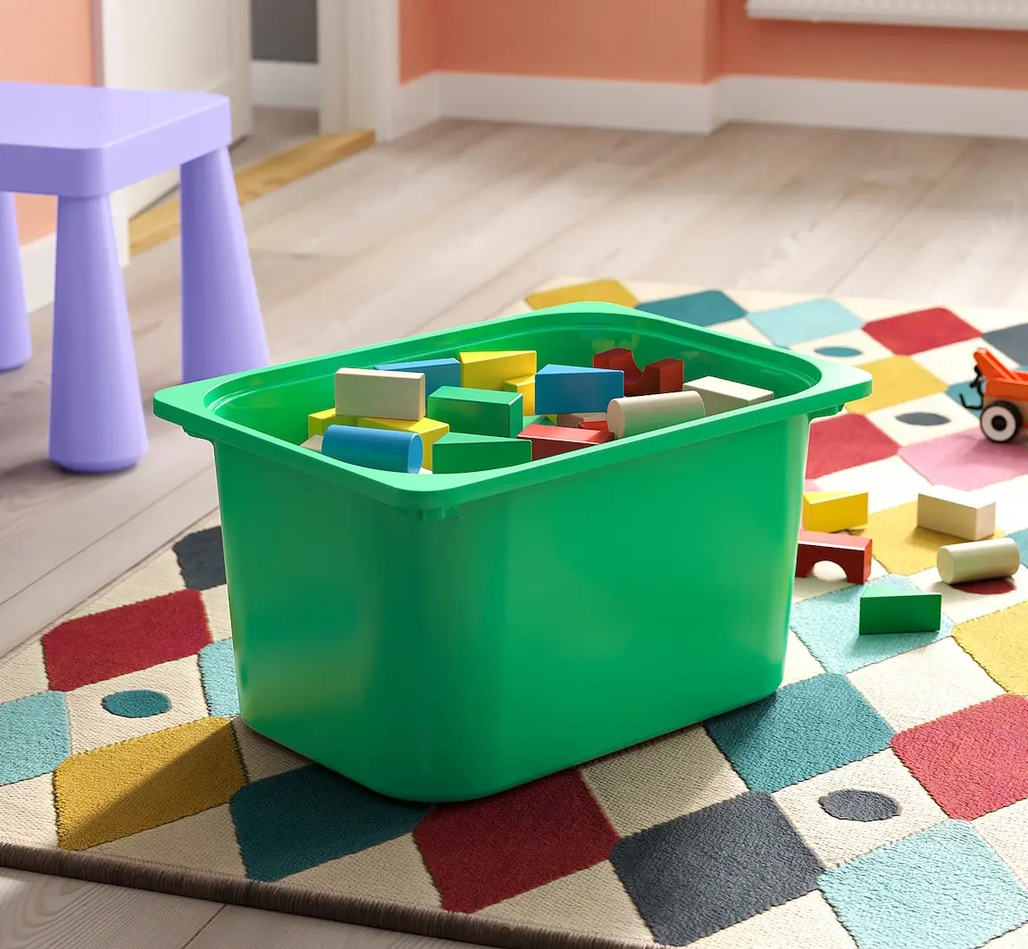 Etajera Ikea Trofast 4 cutii 46x30x94 (Alb/Multicolor)