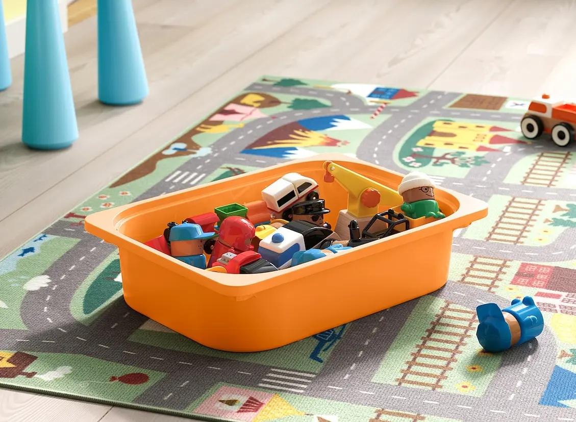 Etajera Ikea Trofast 4 cutii 46x30x94 (Alb/Multicolor)