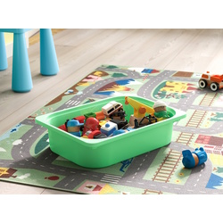 Стеллаж Ikea Trofast 4 контейнера 46x30x94 (Белый/Светло-зеленый/Серый) Thumb