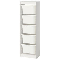 Etajera Ikea Trofast 5 cutii 46x30x145 (Alb) Thumb