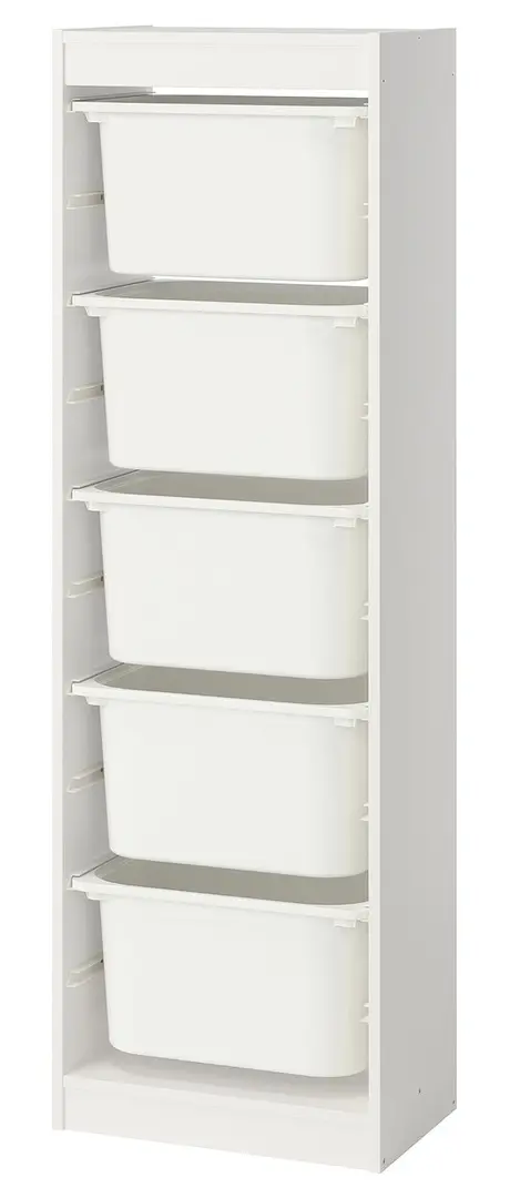 Etajera Ikea Trofast 5 cutii 46x30x145 (Alb)
