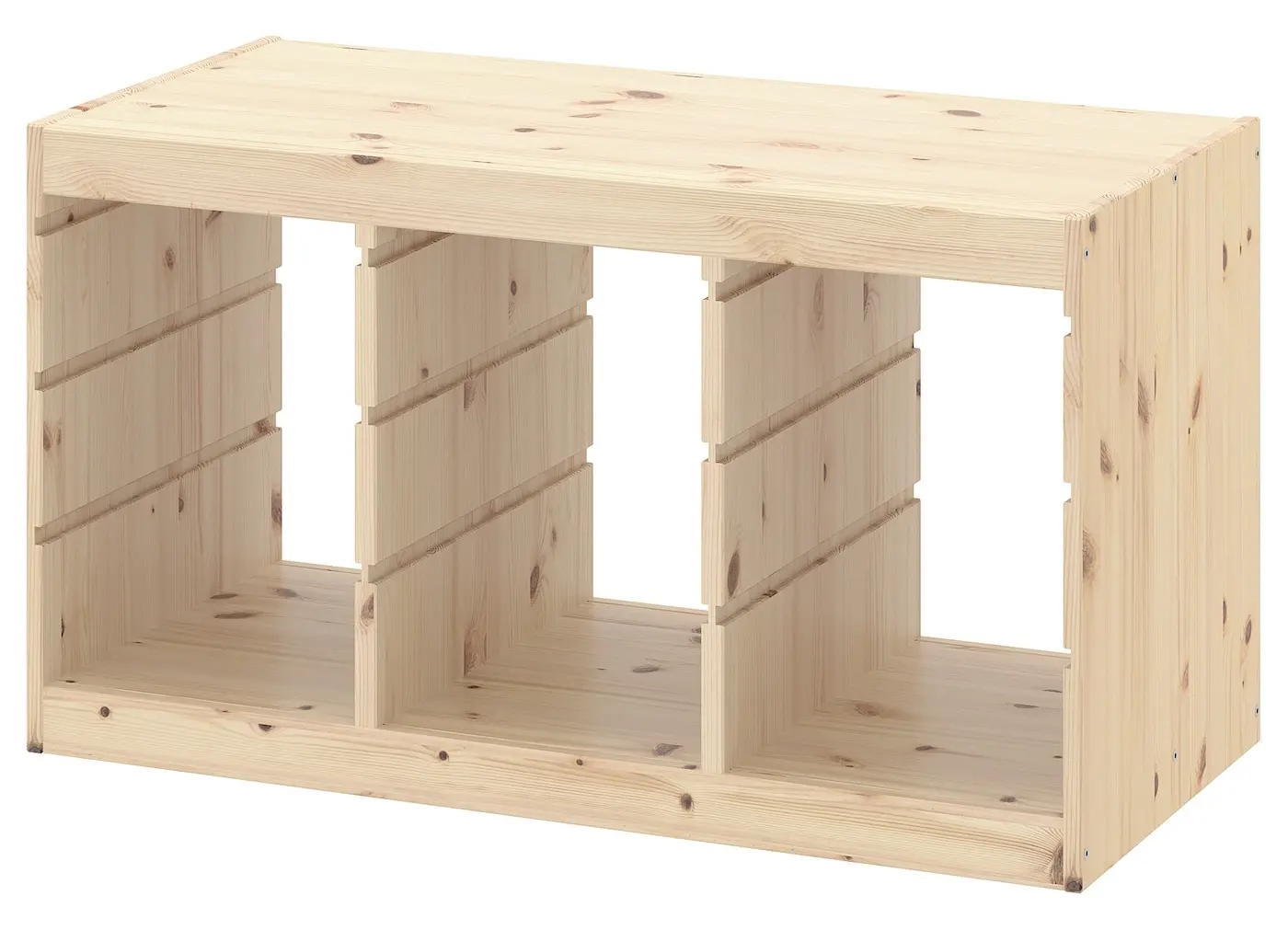 Etajera Ikea Trofast 6 cutii 93x44x52 (Pin/Alb/Gri)