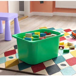 Etajera Ikea Trofast 6 cutii 93x44x52 (Pin/Portocaliu/Verde) Thumb